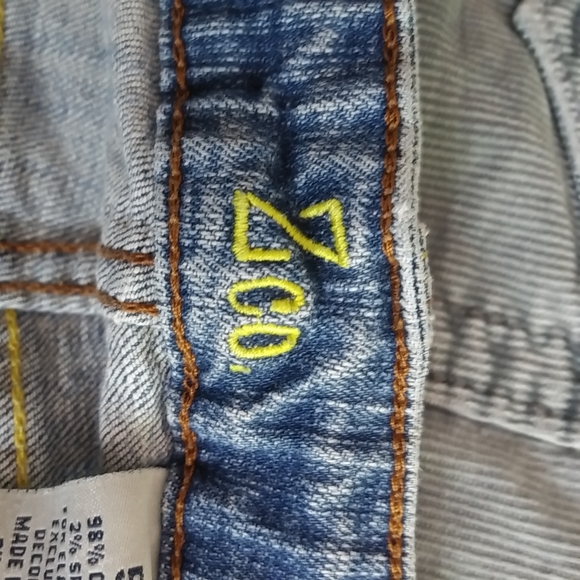 ZCO 5 26.5 Designer Crystal Logo Pocket Jeans - Picture 6 of 7